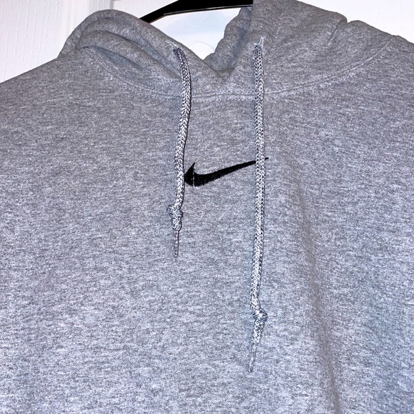 Embroidered Nike Grey Hoodie - Picture 2 of 4